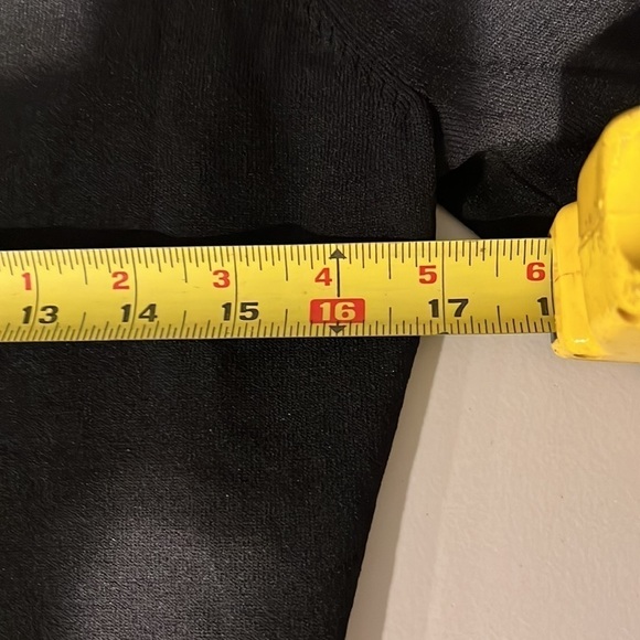 Cable & GAUGE LONG SLEEVE BLACK SILVER TONE HARDWARE TOP SIZE SMALL - Picture 5 of 8